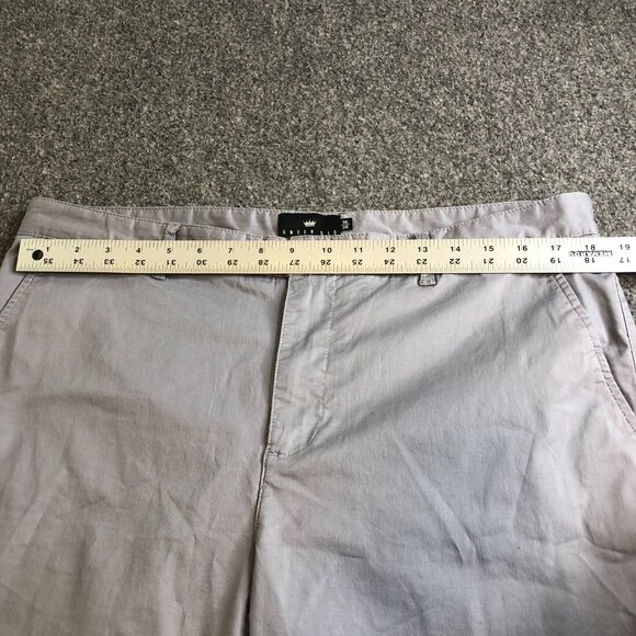 U-510 Under 5 10 Pants Mens 36x28 Gray Chino Flat Front Stretch Comfort Casual - Picture 6 of 12